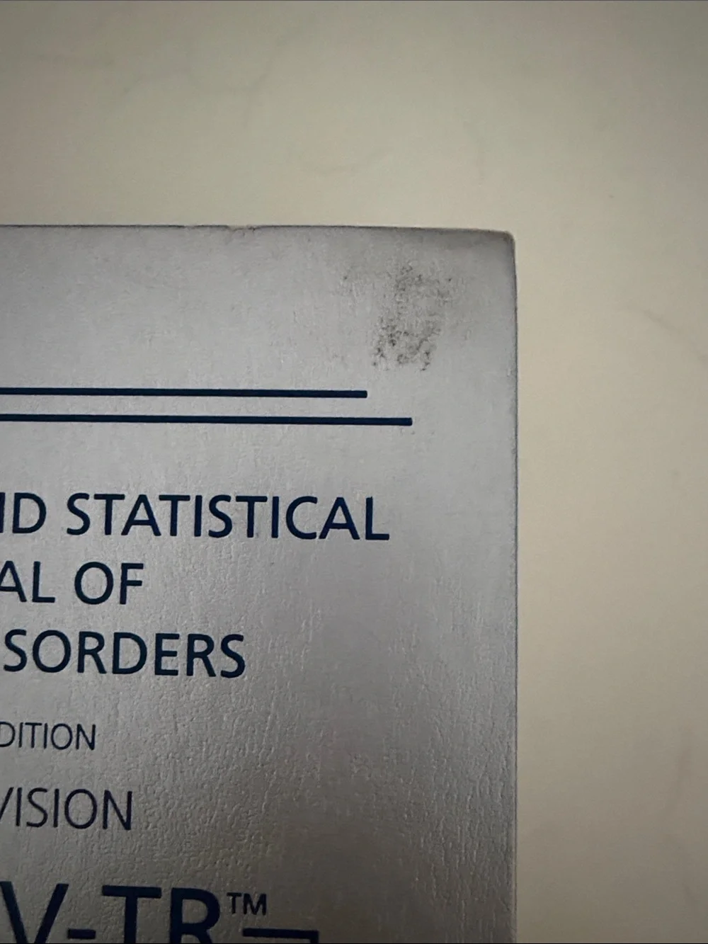 DSM-IV-TR Text Revision Hardcover Book Diagnostic & Statistical Manual